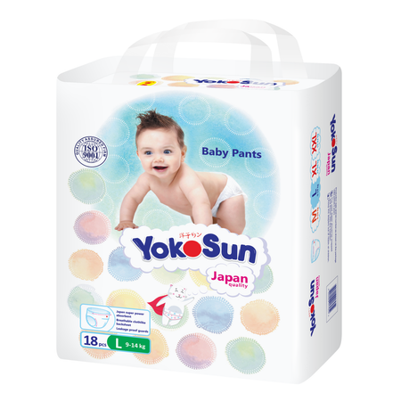 Трусики YokoSun L (9-14 кг) 18 шт.