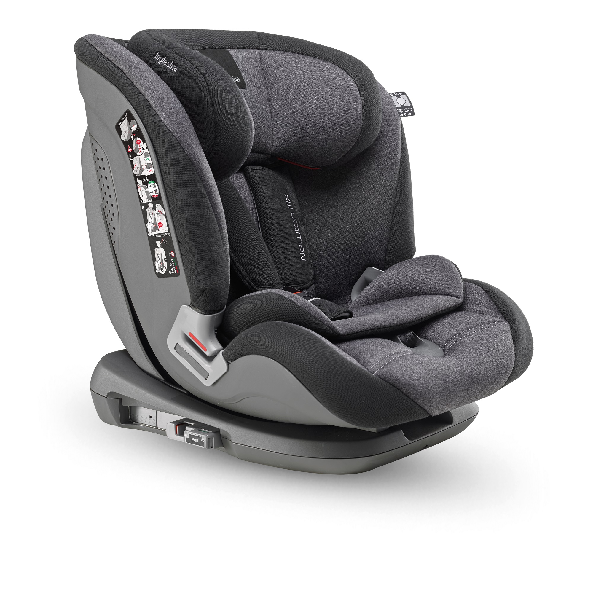 Автокресло Inglesina Newton Black Isofix 1/2/3 (9-36 кг) - фото 1