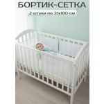 Бортик Baby Nice 31х180 2 дет.
