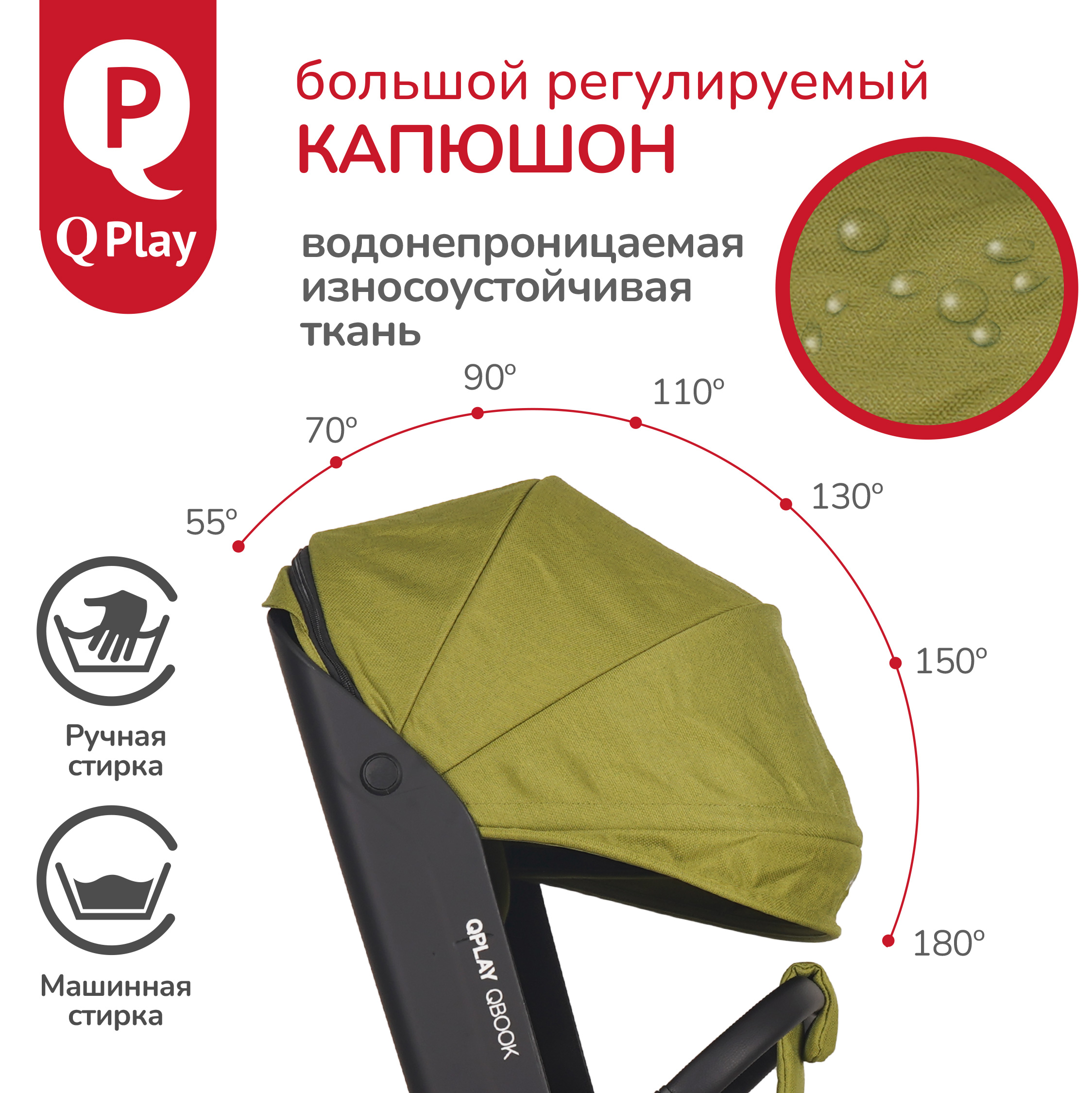 Коляска прогулочная QPLAY Qbook - фото 6