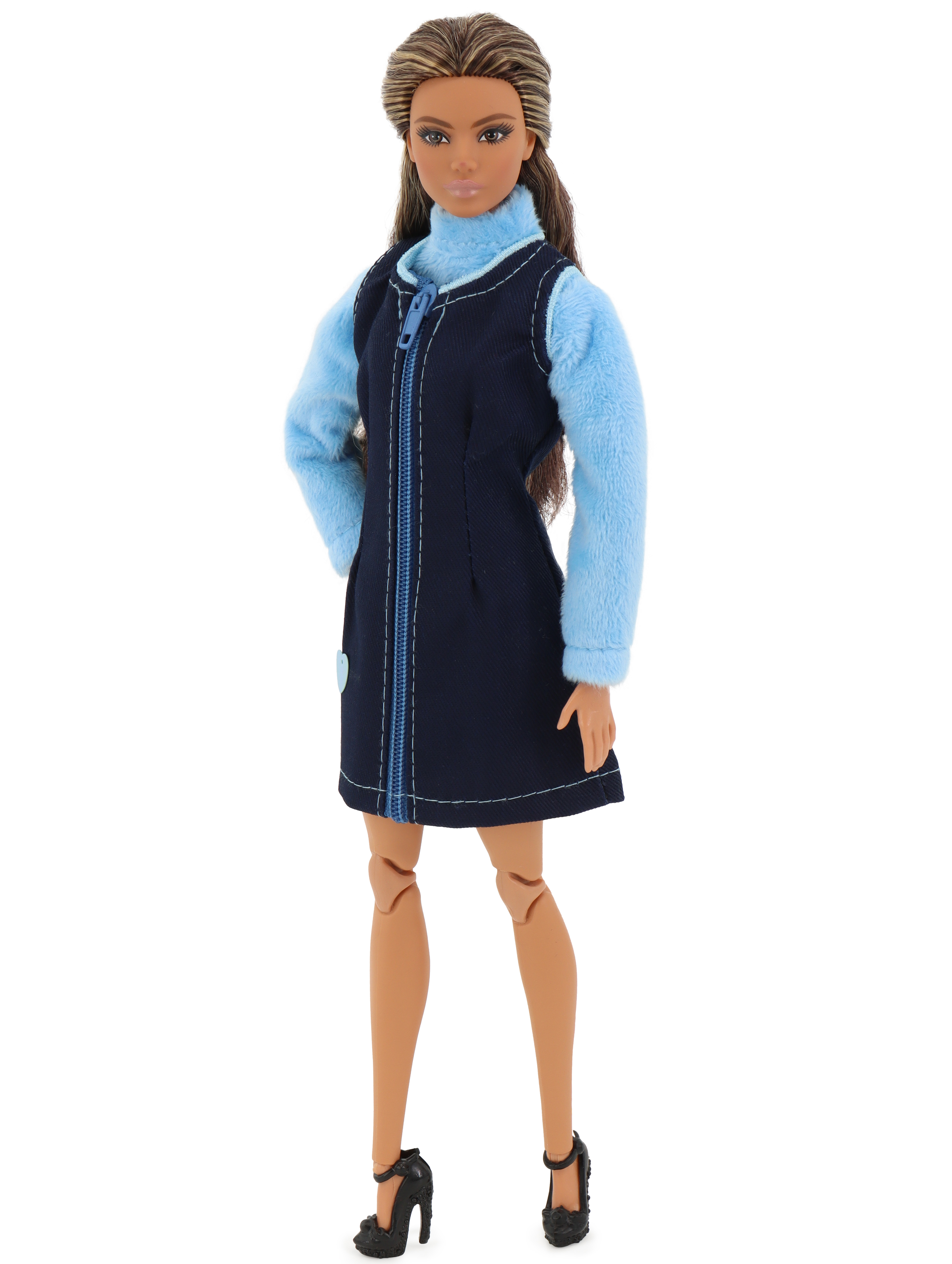 Одежда для кукол Модница 7777синий-голубой - фото 2