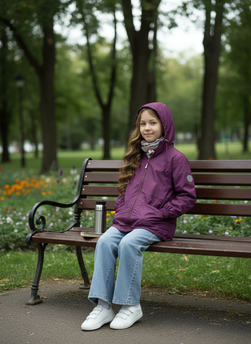 Ветровка Arctic kids 20-022 пурпур - фото 2