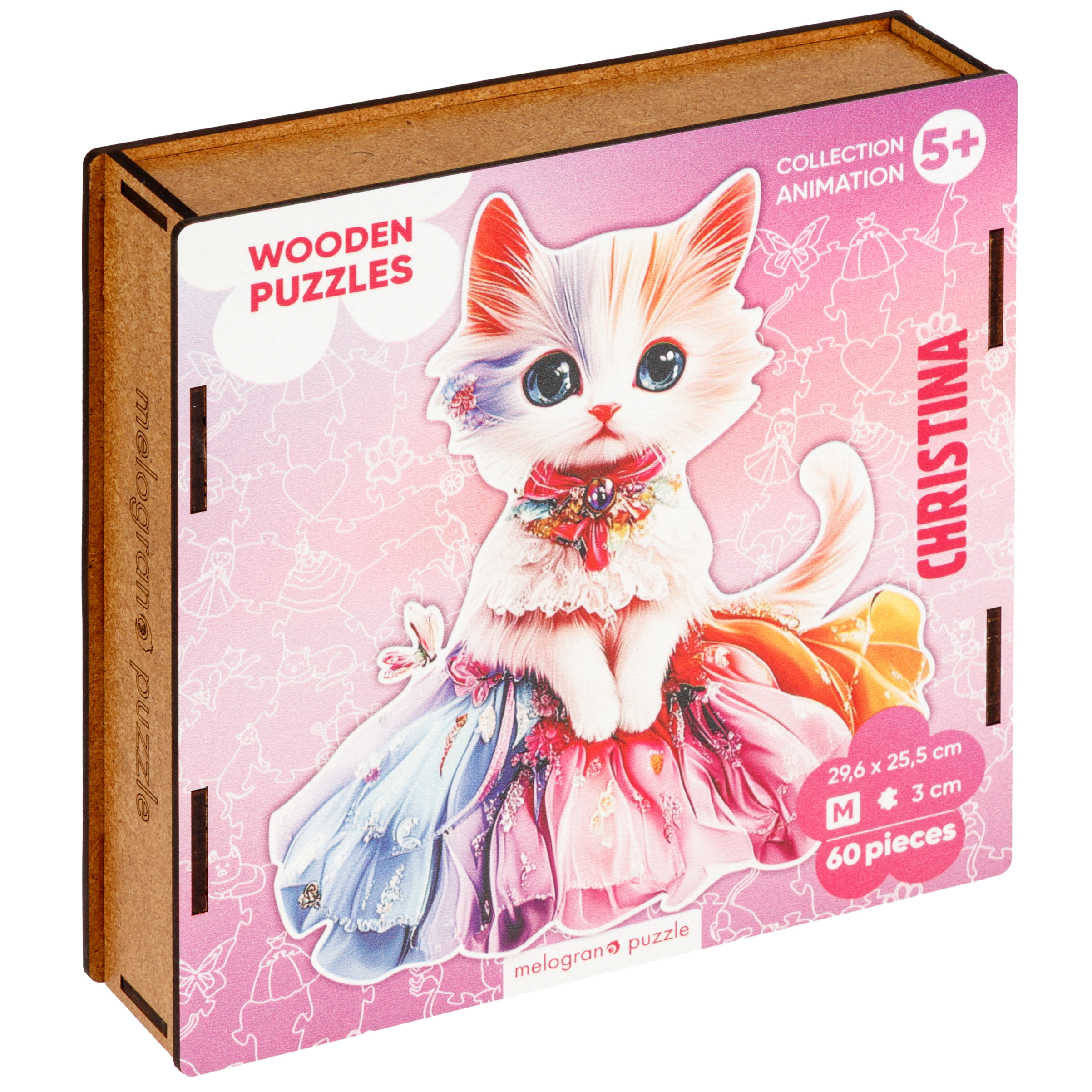 Пазл 1TOY кошечка Кристина деревянный - фото 15