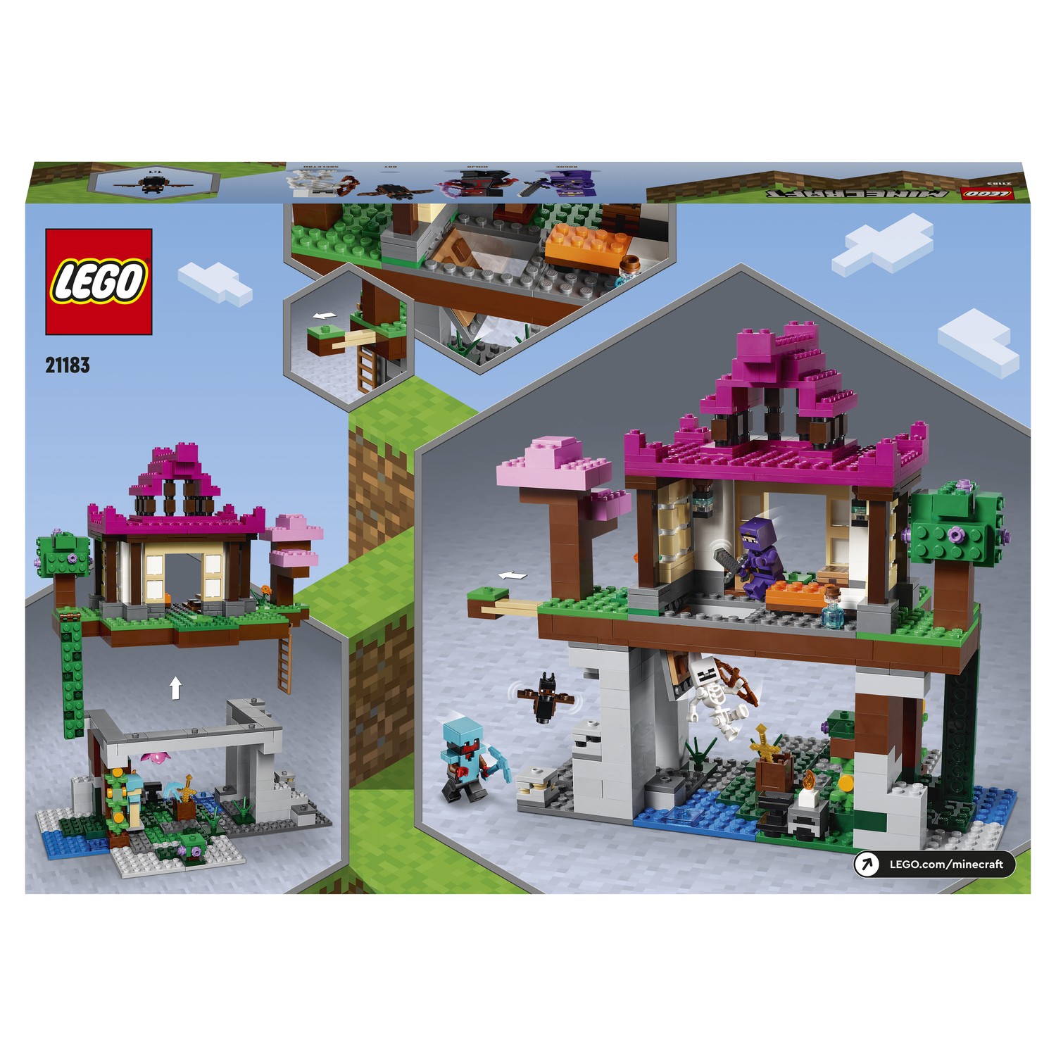 Конструктор LEGO Minecraft Площадка для тренировок - фото 3