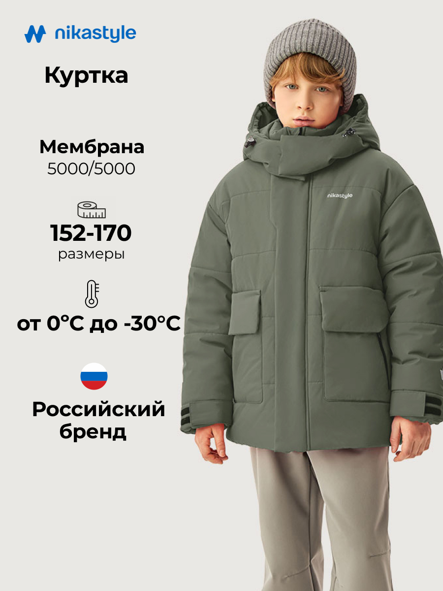 Куртка NIKASTYLE 4з6126 хаки - фото 2