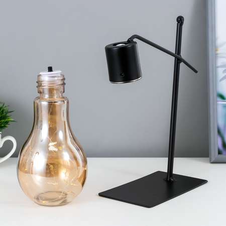 Ночник настольный RISALUX «Ночные огни» LED черный