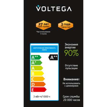 Лампочка декоративная VOLTEGA 8581