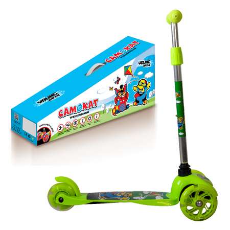 Самокат YOUNG RACER трехколесный
