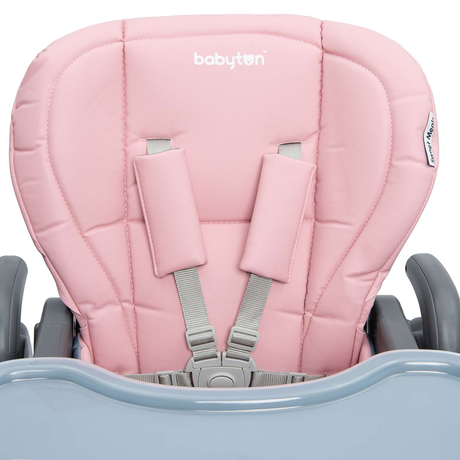 Стульчик для кормления Babyton Sweet Meals Pink классический - фото 20