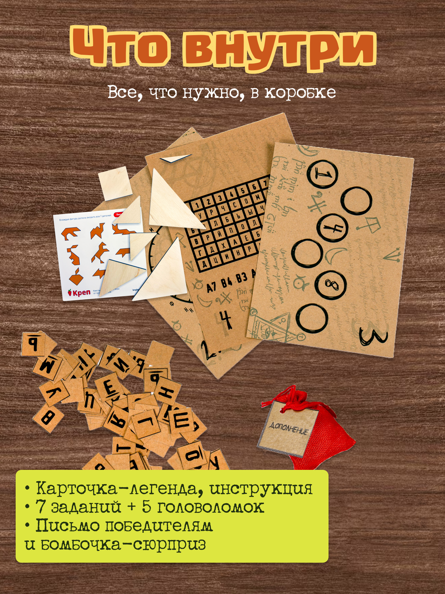 Настольная игра КРЕП Квест Легенды другого мира - фото 5