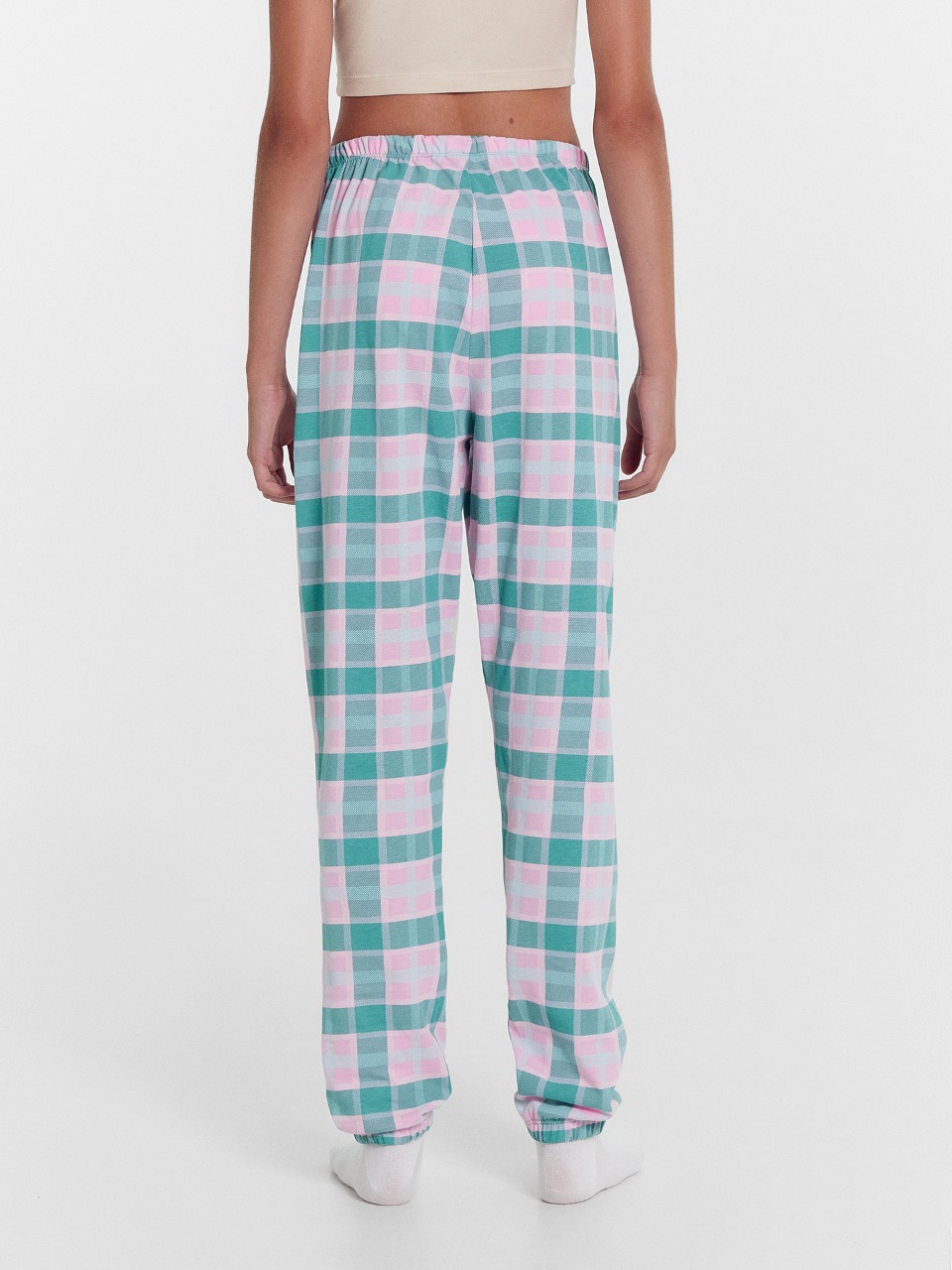 Пижама Mark Formelle (Марк Формэль) 567740/светлая лагуна +клетка на розовом - фото 7