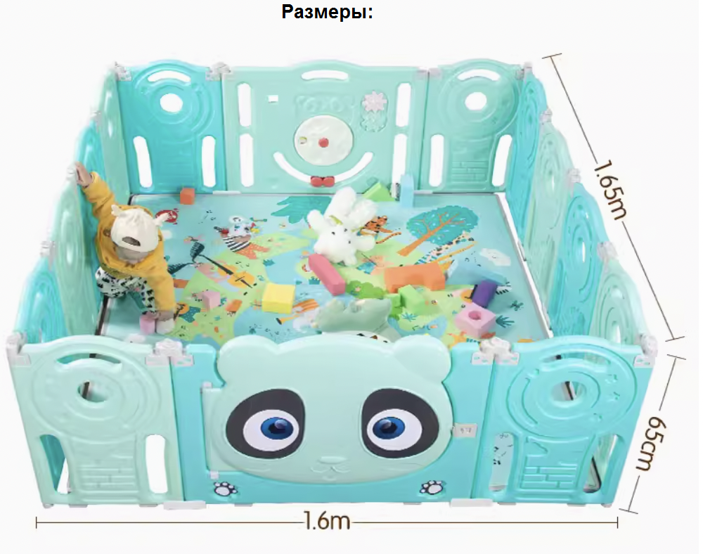 Lucy&amp;Leo LL308 Коврик игровой 157 см*157 см. (толщина 2 см) - фото 8