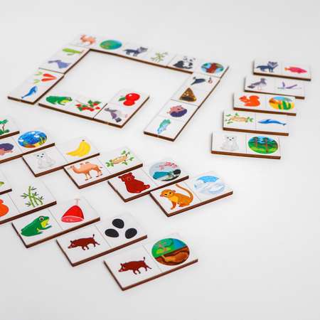 Настольная игра Лесная мастерская Домино