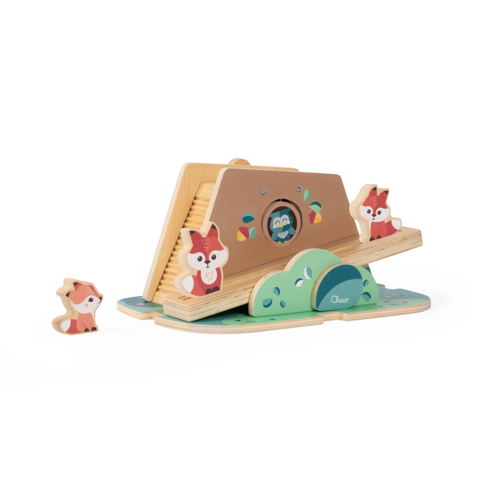 Игрушка Chicco сортер развивающий набор Лисье логово - фото 15