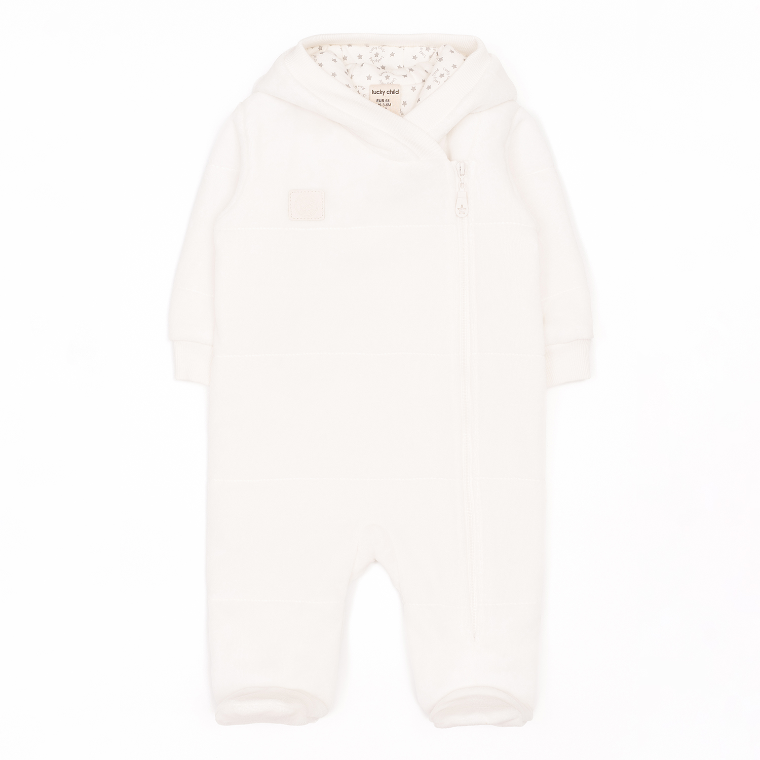 Комбинезон утепленный Lucky Child 142-72/молочный/0-2 - фото 14