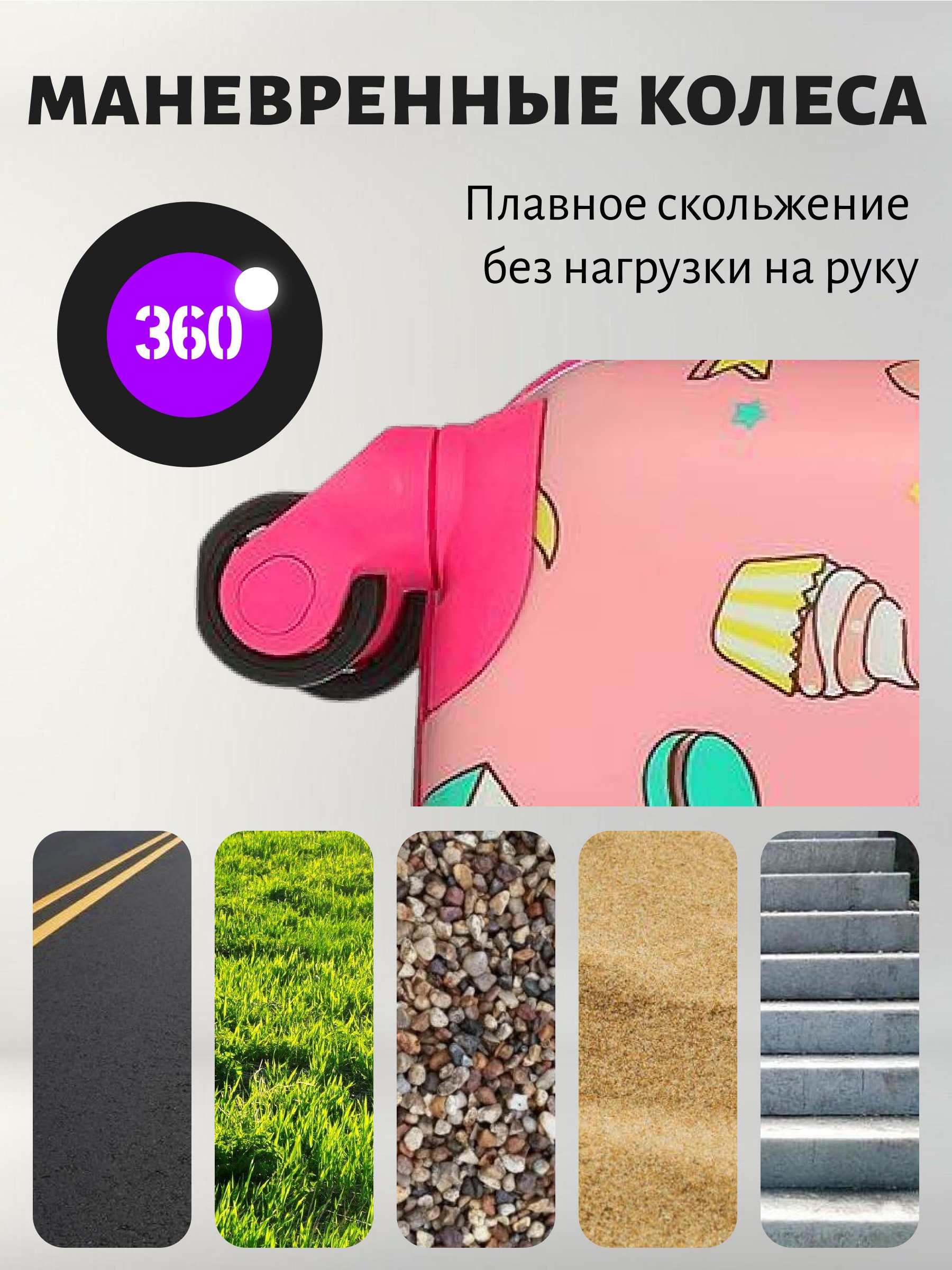 Чемодан Magio Пони с пончиком - фото 6