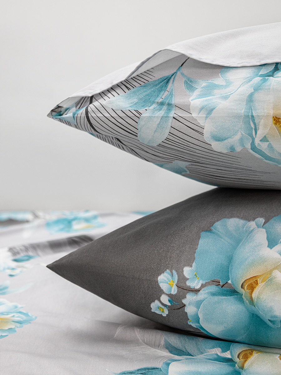 Комплект постельного белья для SNOFF Кьяра сатин семейный 5 предм. - фото 3