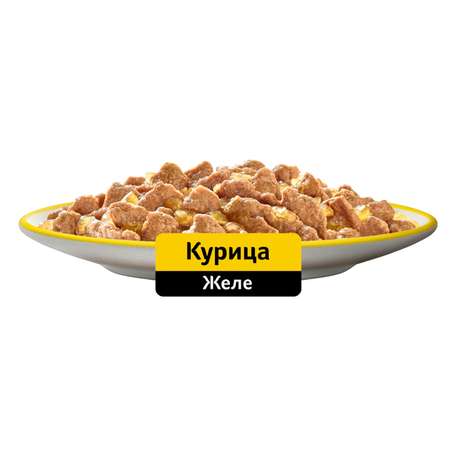 Корм для кошек Whiskas Whiskas желе с курицей 75г
