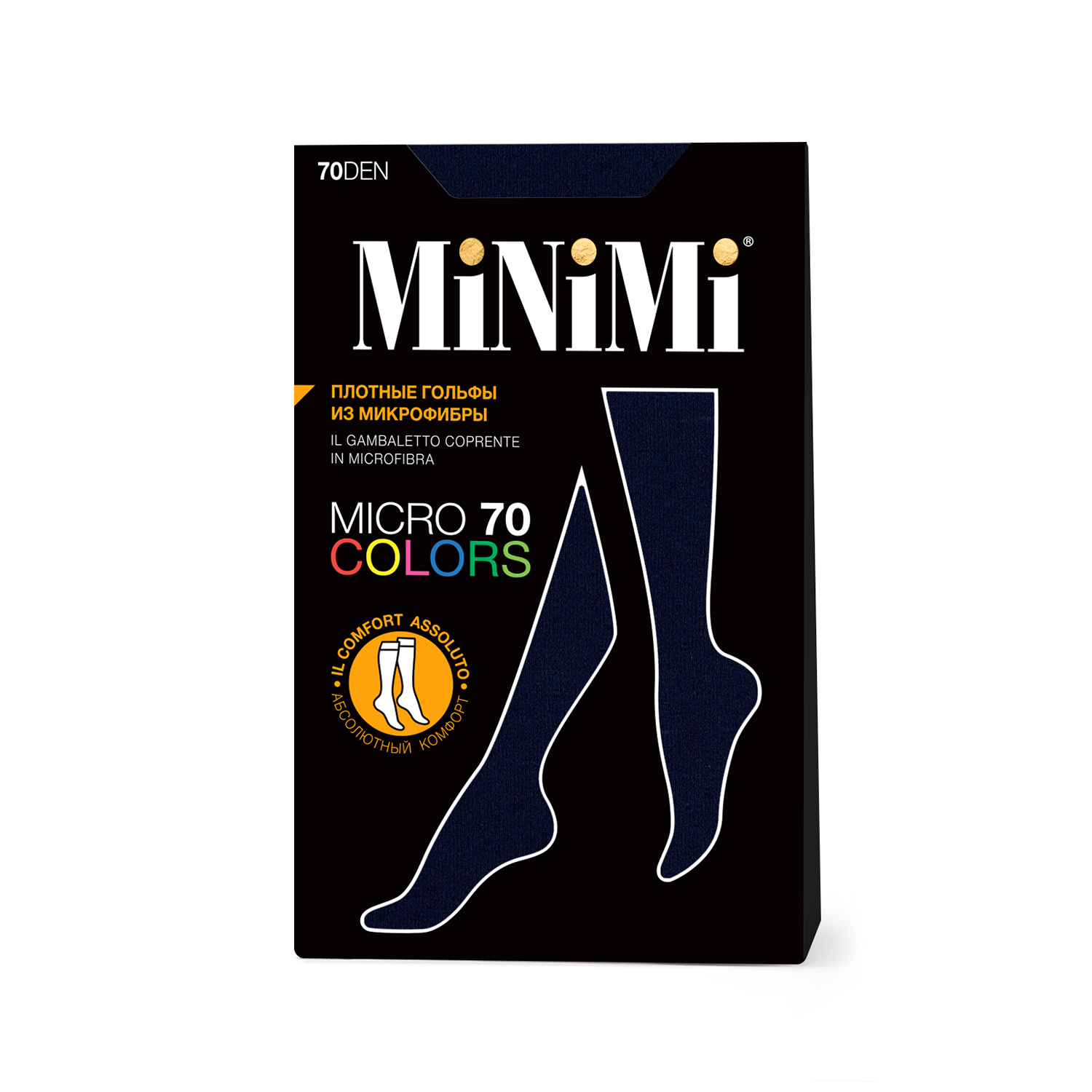 Гольфы MiNiMi Mini MICRO COLORS 70 гольфы Blu 0 - фото 2