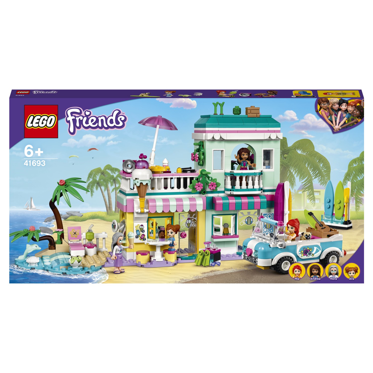 Конструктор LEGO Friends Серферский дом на берегу 685 дет. - фото 2