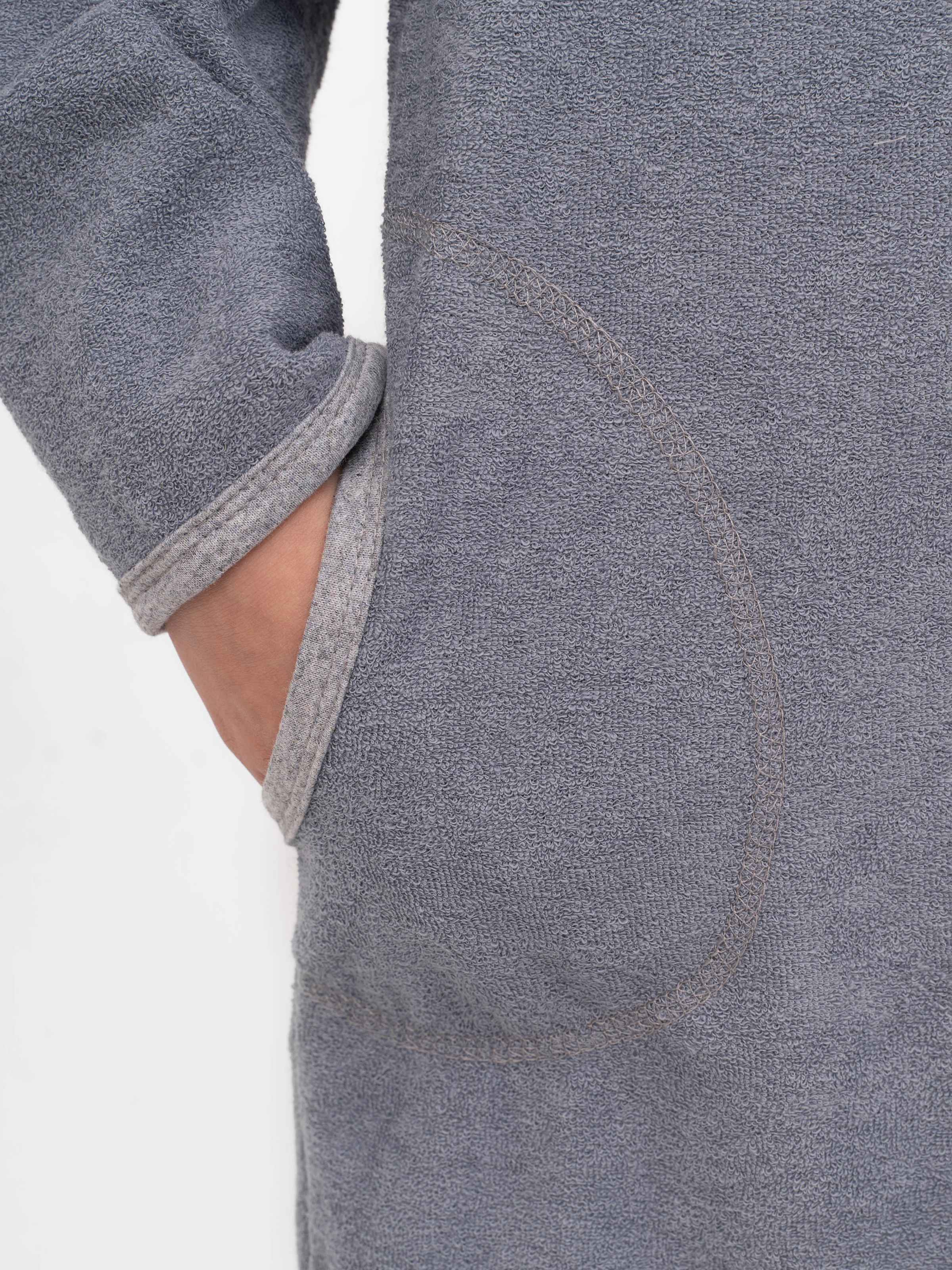 Халат Утенок 906 серый - фото 20