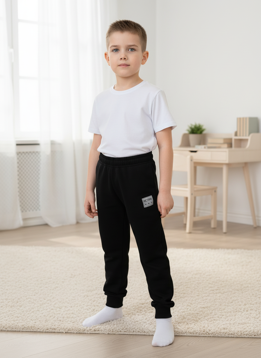 Брюки Утенок 445н черный - фото 1