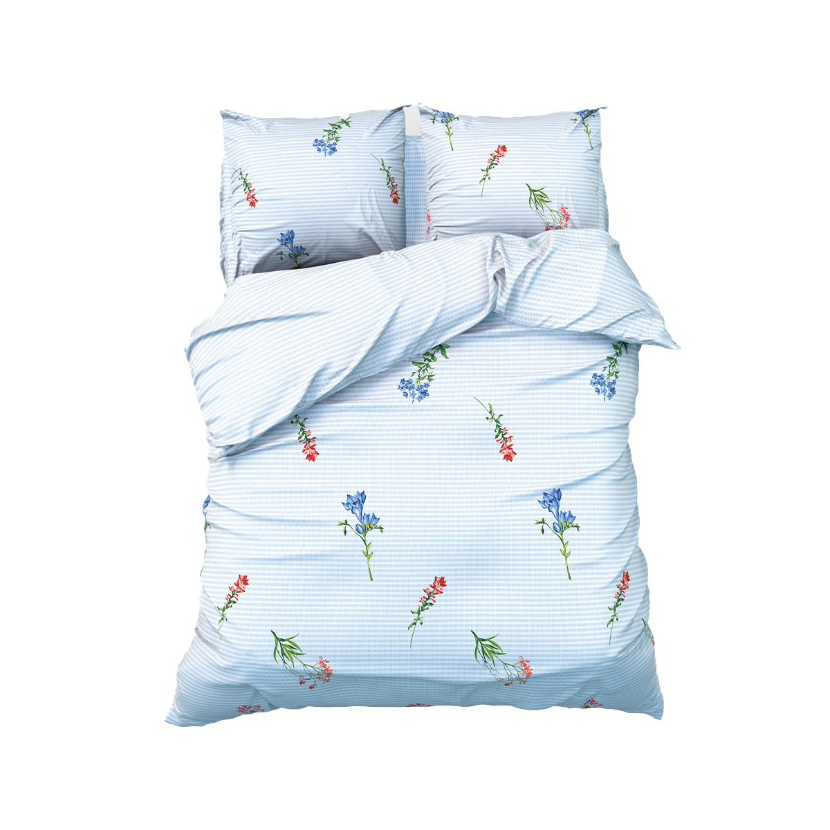 Комплект постельного белья Этель Wild flowers полутораспальный 4 предм. - фото 1