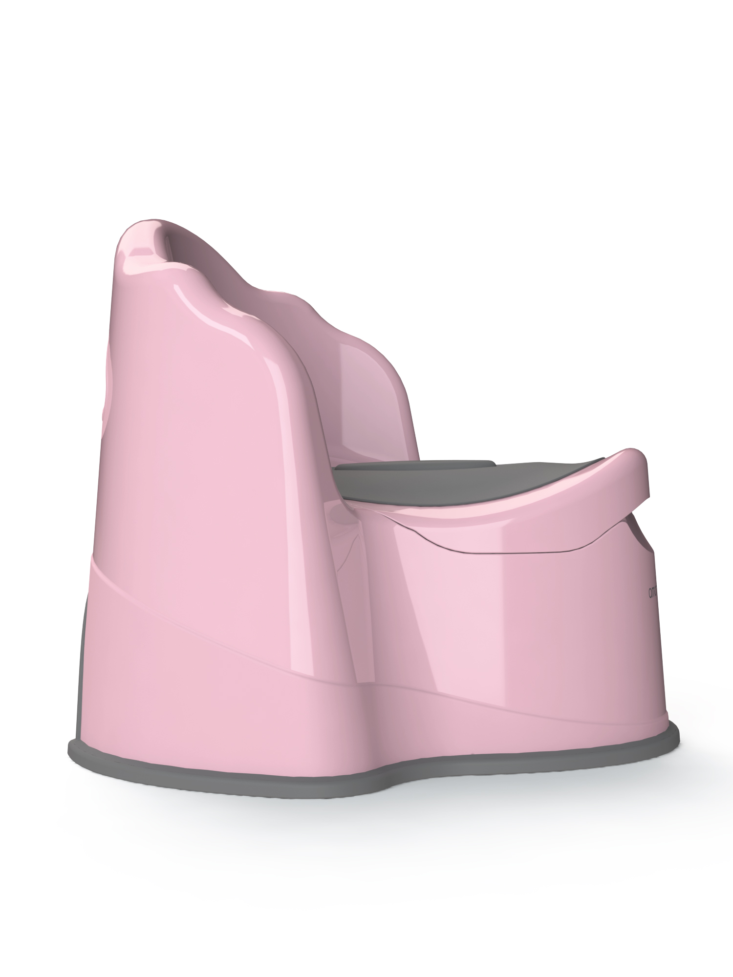 Горшок детский с крышкой Amarobaby Ergonomic розовый - фото 5