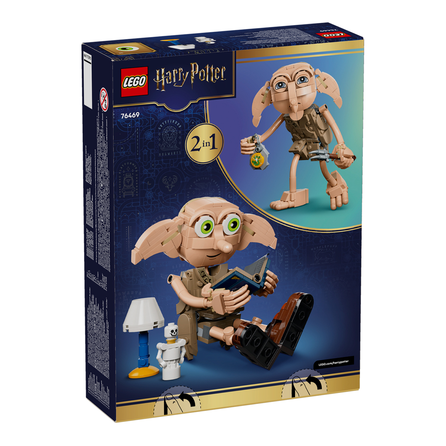 Конструктор LEGO Harry Potter Свободный эльф Добби 379 дет. - фото 6