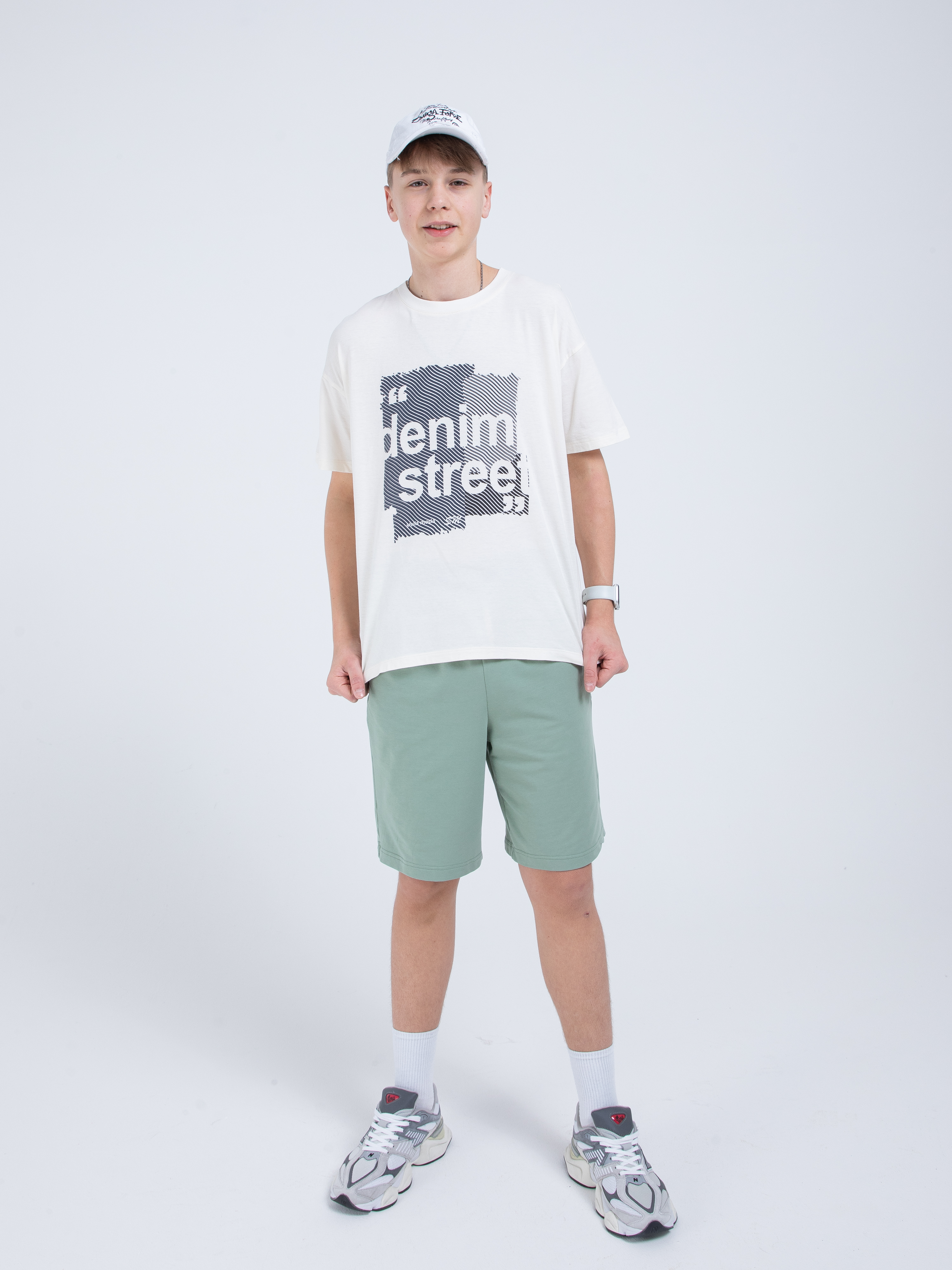 Футболка STELLA MODA 11214_молочный - фото 10