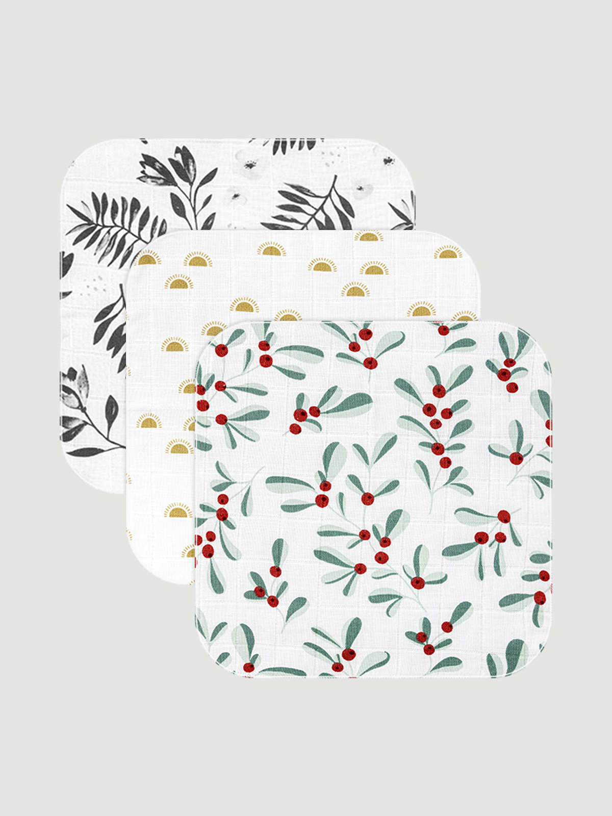 Нагрудник Mjolk текстиль 3 шт. - фото 2