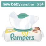 Влажные салфетки Pampers Sensitive 54 шт.