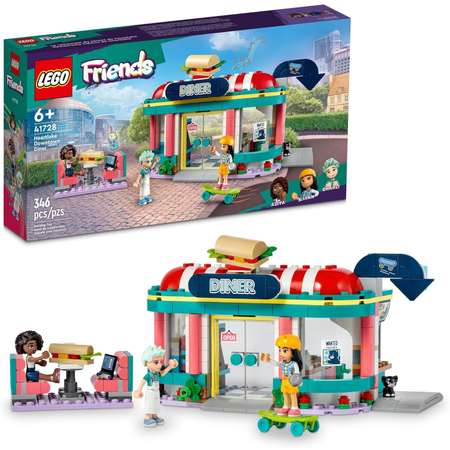 Конструктор LEGO Friends Закусочная в центре Хартлейк блочный