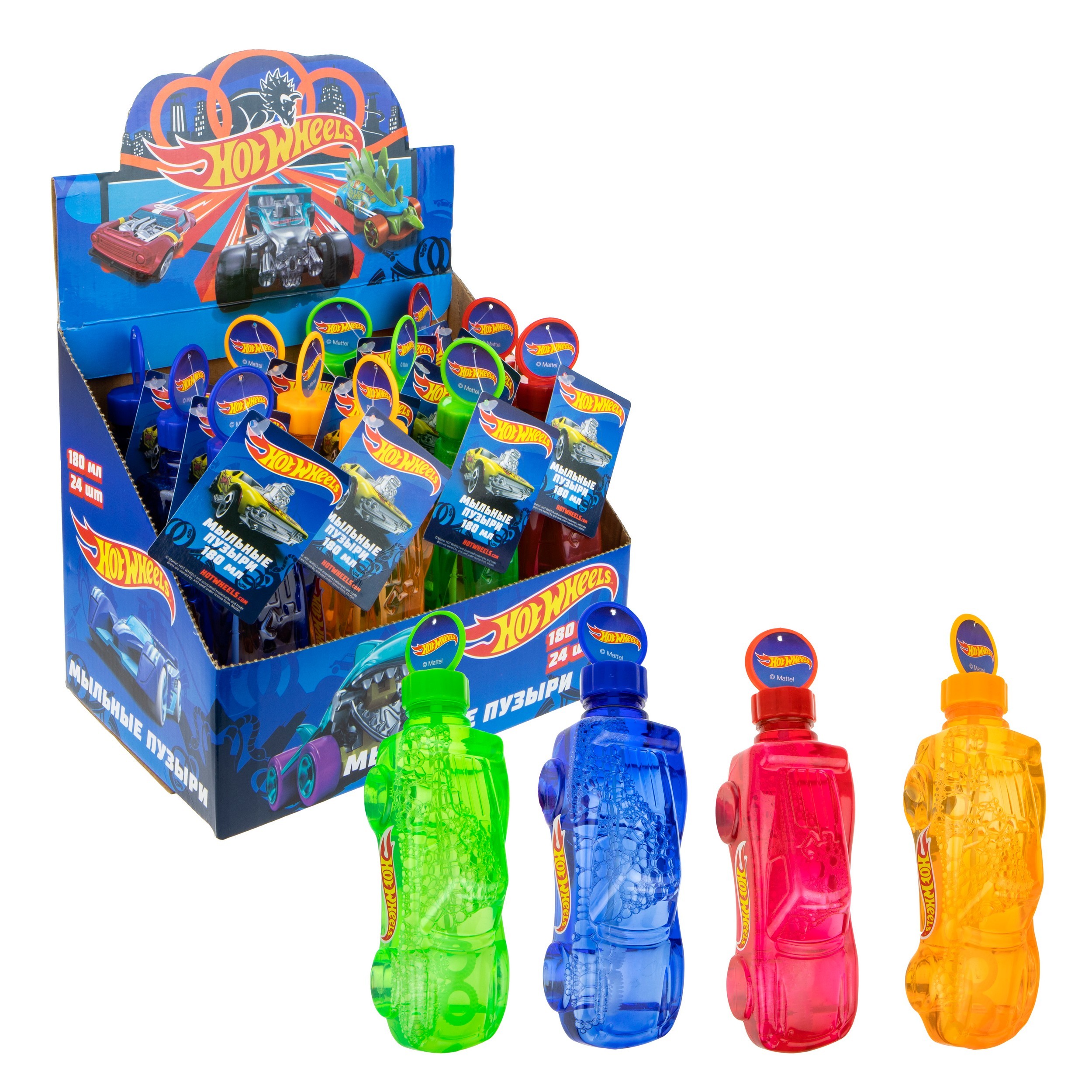 Мыльные пузыри 1TOY Hot Wheels в ассортименте - фото 6