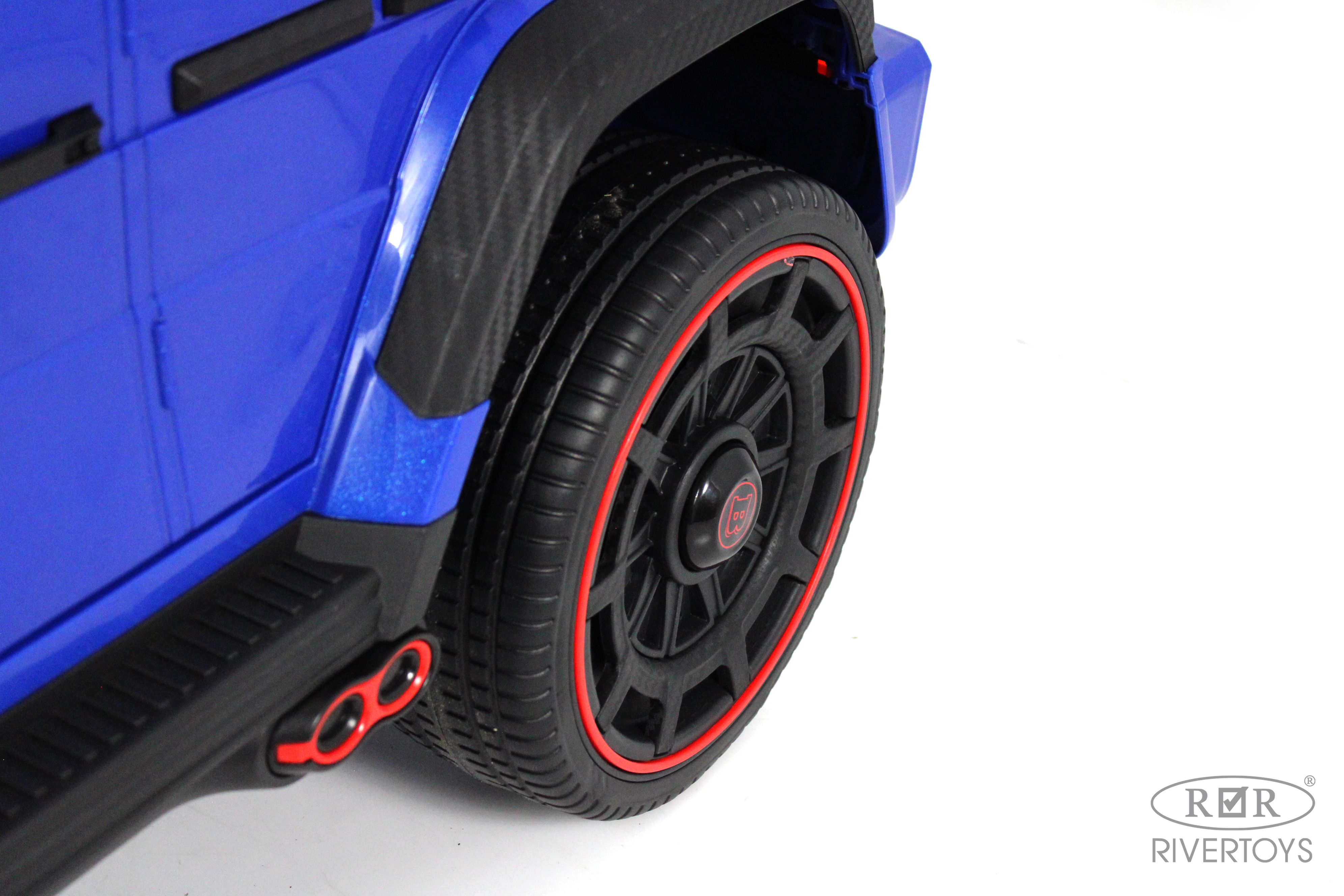 Электромобиль RIVERTOYS Mercedes Z999ZZ-BLUE С пультом ДУ - фото 12