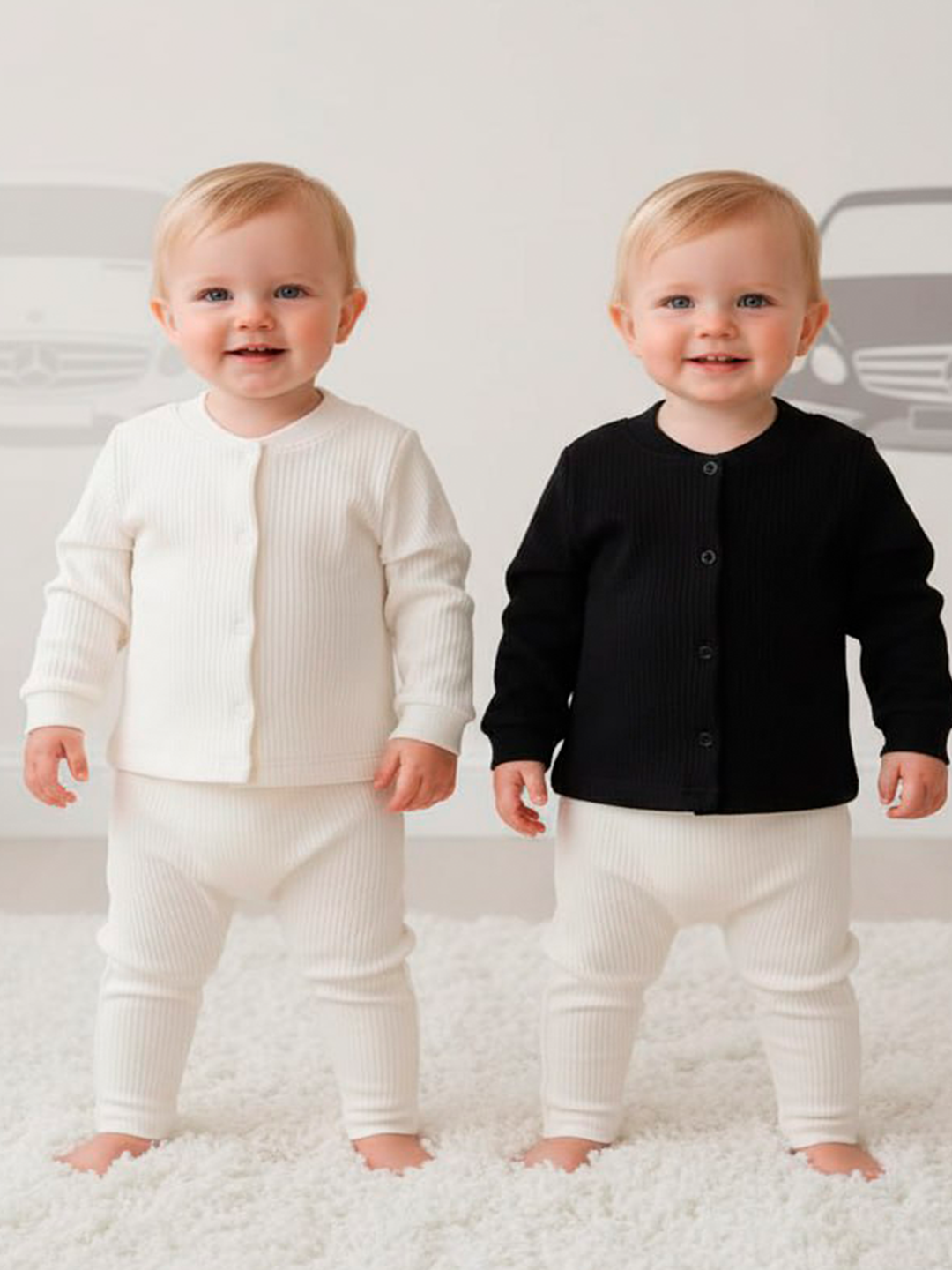 Кофточка 2 шт СовенокЯ 21-201/9-10 - фото 1