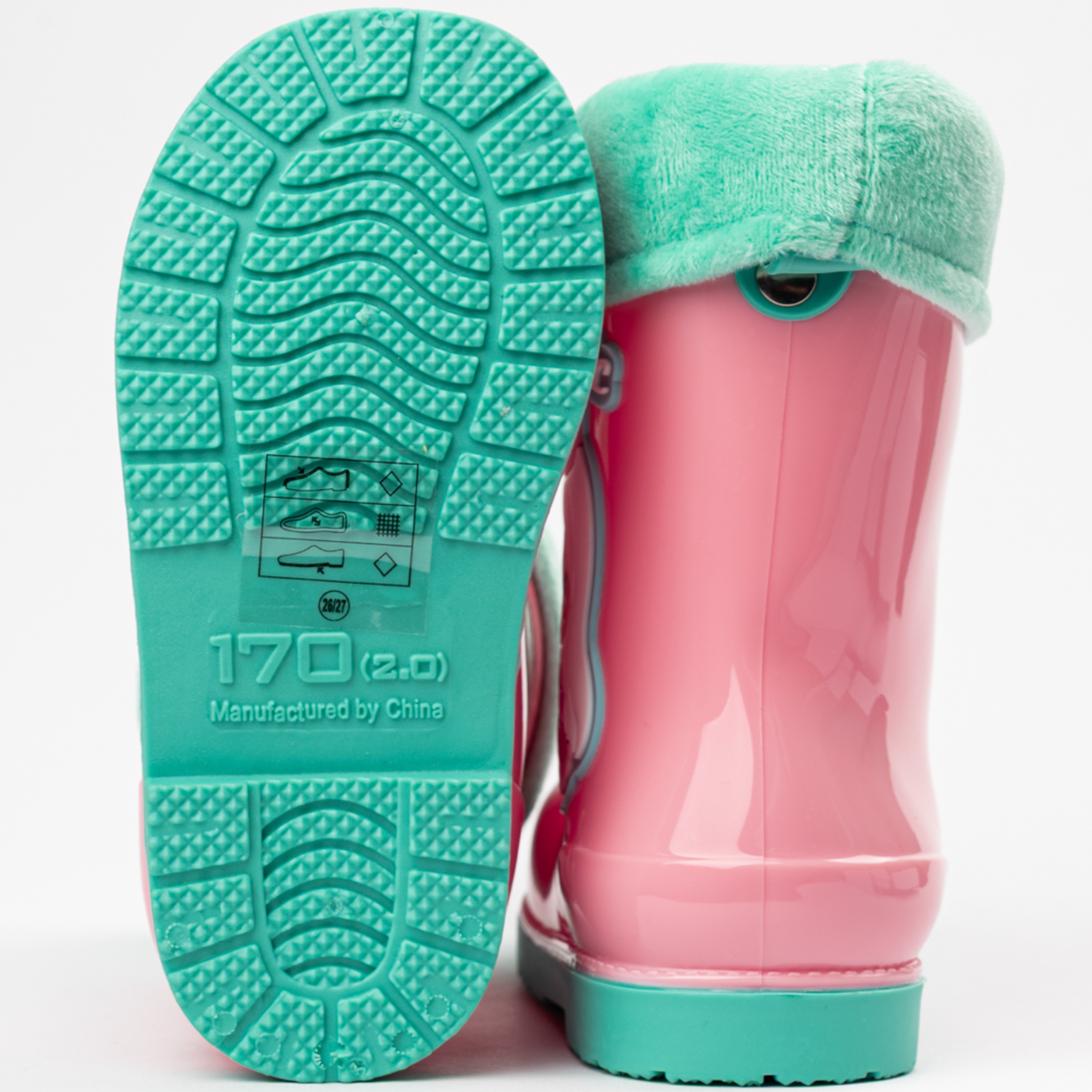 Резиновые сапоги TikkaGo 7B04_2025-04_pink-biruza - фото 12