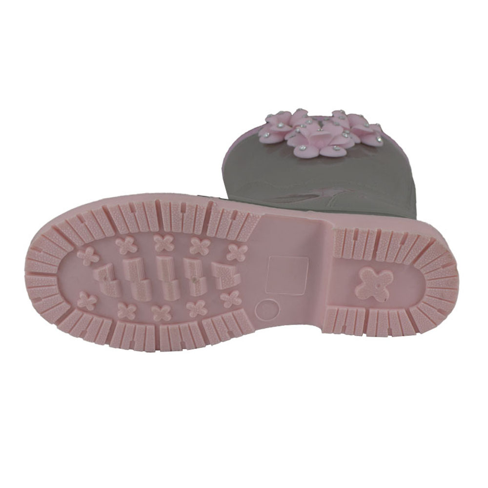 Сапоги резиновые Europen MPA-125-SV EUROPEN Сапоги резиновые для девочки,серо-розовый - фото 4