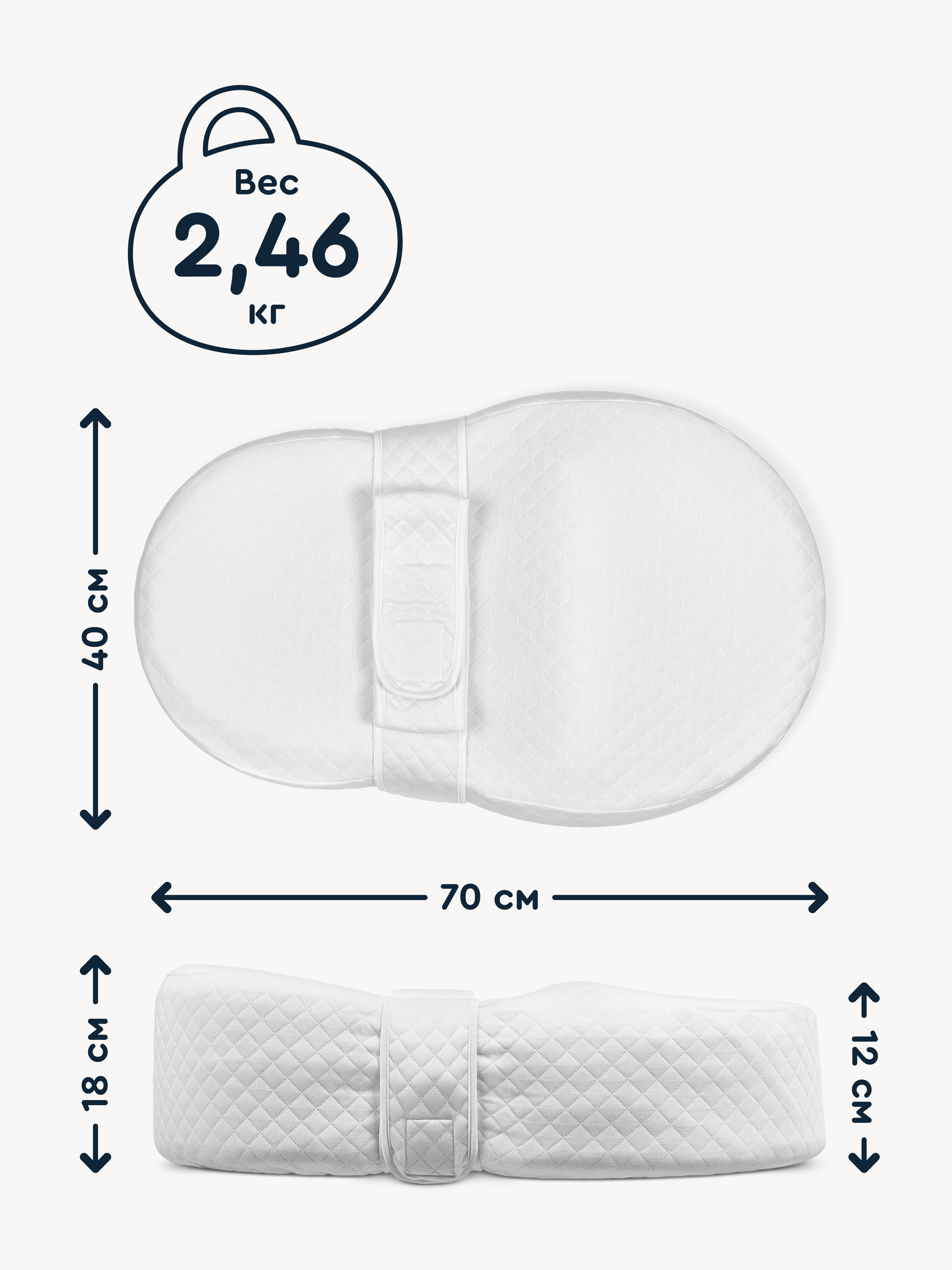 Матрас гнездышко Junion Lunbi - фото 3