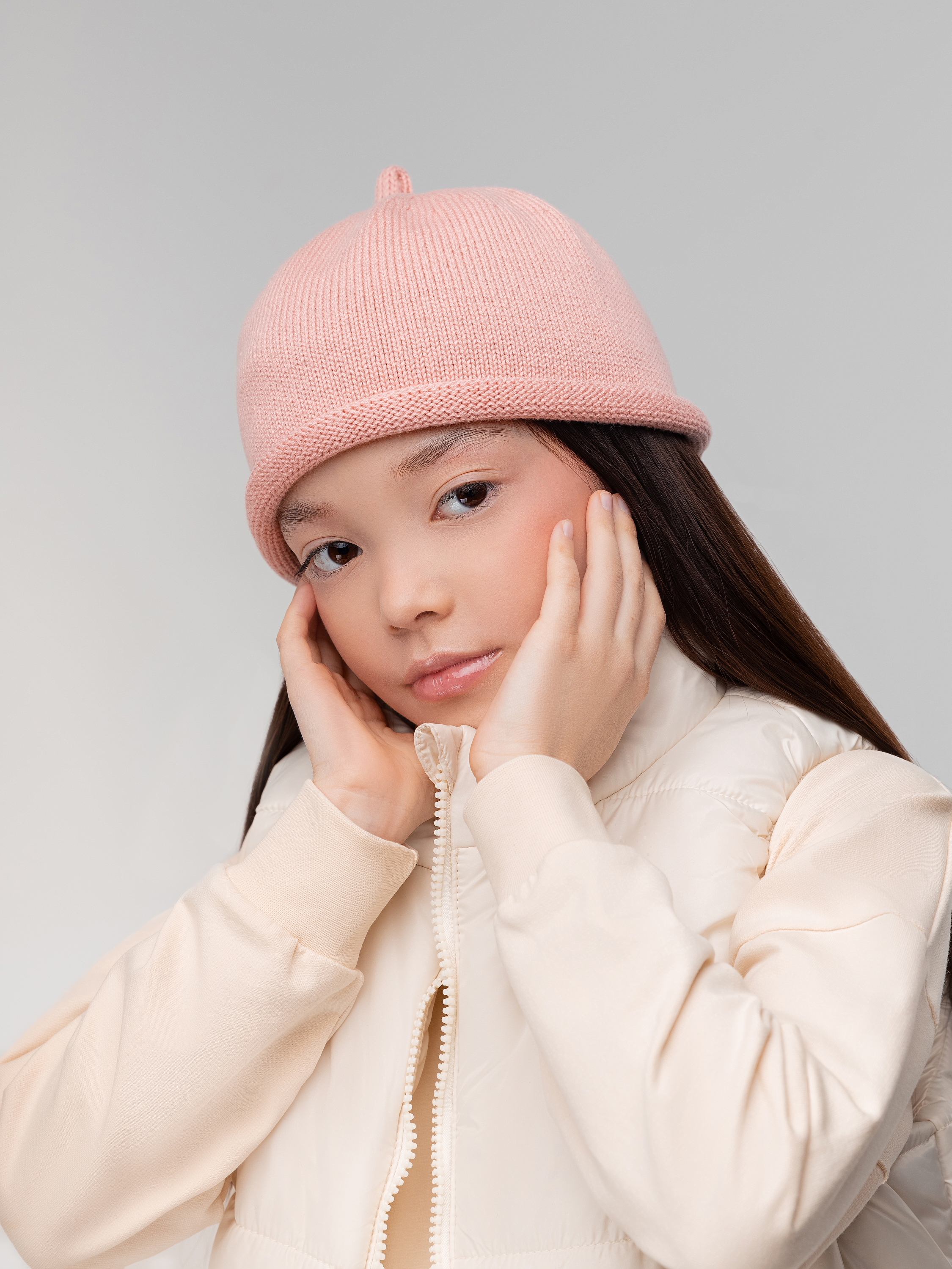 Изображение товара Детская шапка Bodo 58 с пипкой (желудь) — стиль и тепло для межсезонья