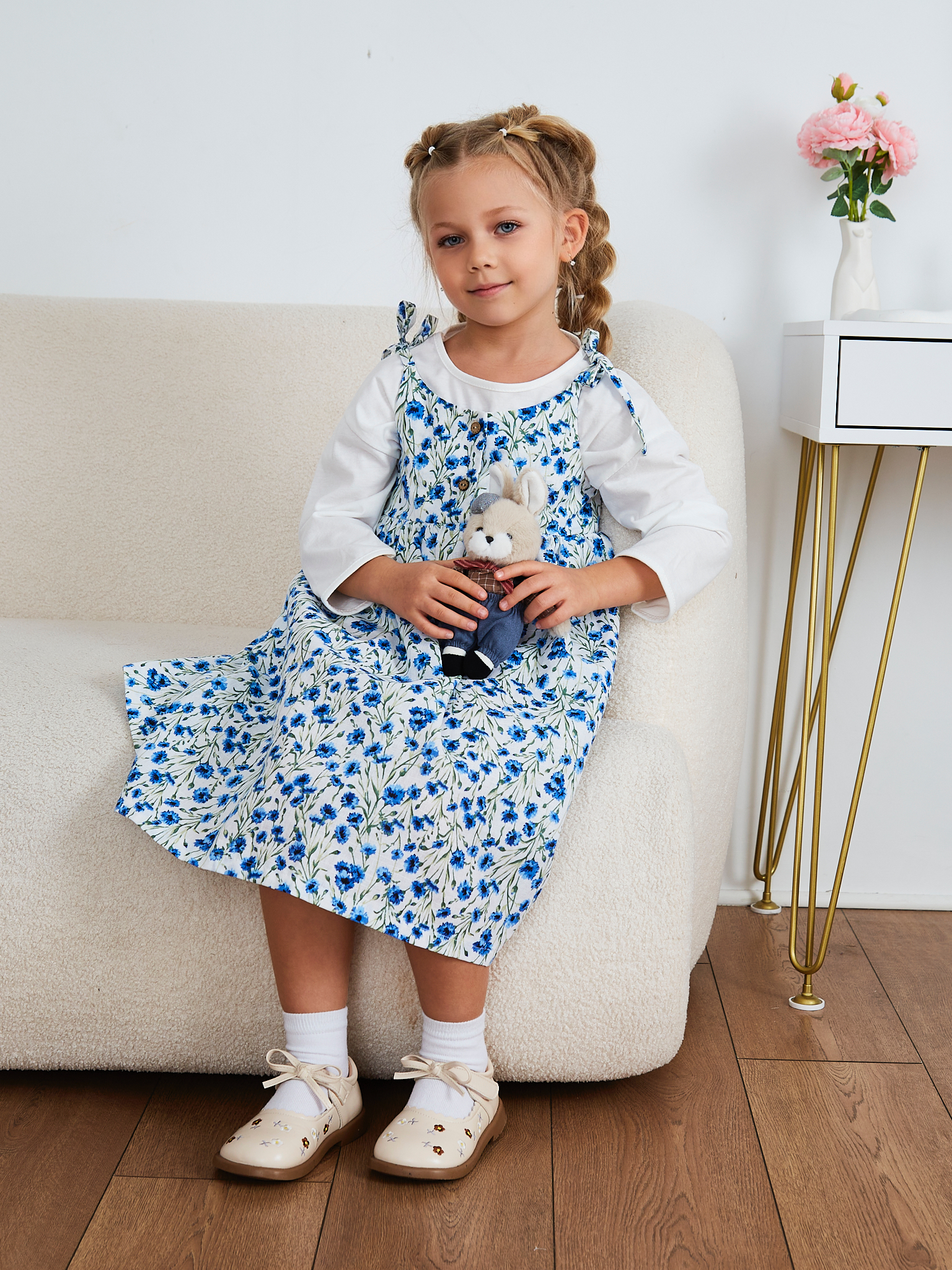 Сарафан MOUN сарафан_девочки_васильки - фото 12