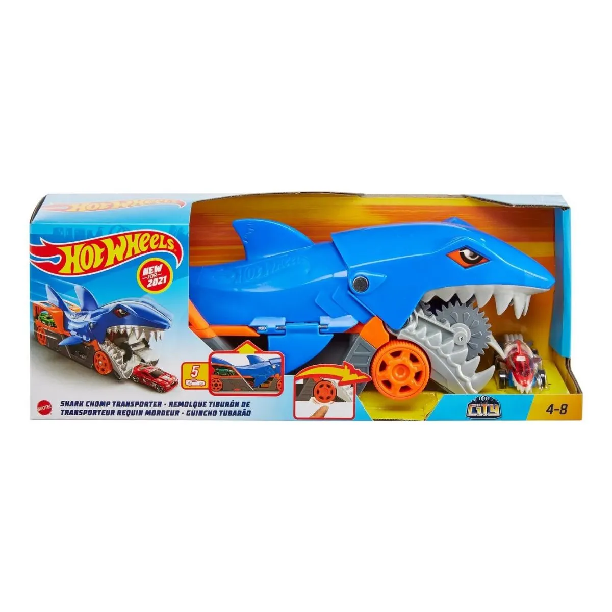 Грузовик Hot Wheels Голодная акула GVG36 - фото 11