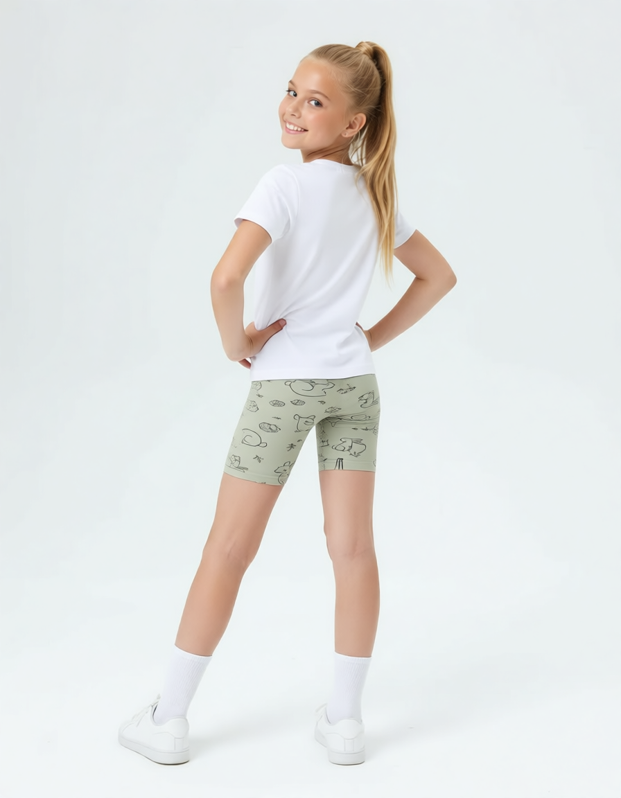 Велосипедки Персона Junior Оленята шалфей - фото 2