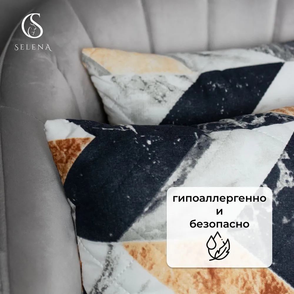 Подушка декоративная SELENA Квебек 50 x 50 см 2 шт. - фото 3