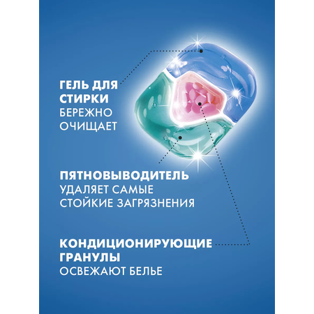 Капсулы для стирки NAMZA для белого белья 20 шт