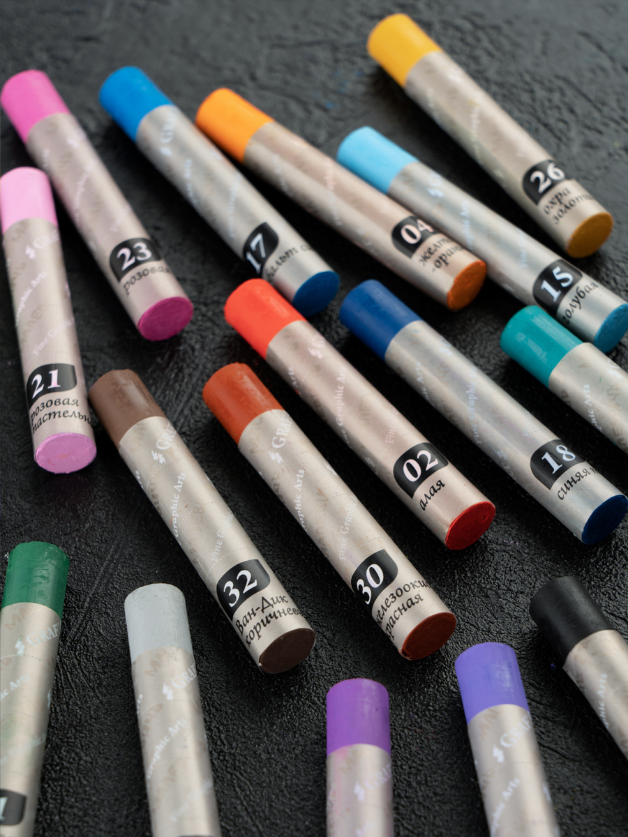 Пастель масляная Малевичъ 24 шт. - фото 11