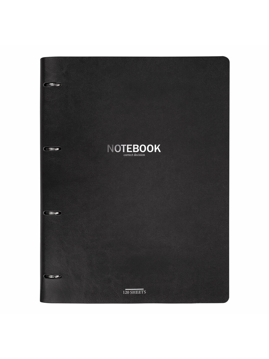 Тетрадь со сменным блоком Brauberg клетка 120 лист. - фото 4