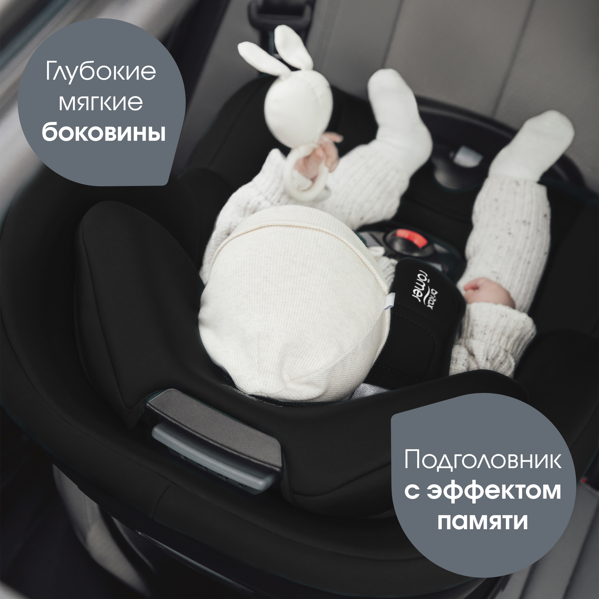 Автокресло Britax Roemer Dualfix 5Z Classic Deep Black Isofix 0+/1 (0-18 кг) черный - фото 8