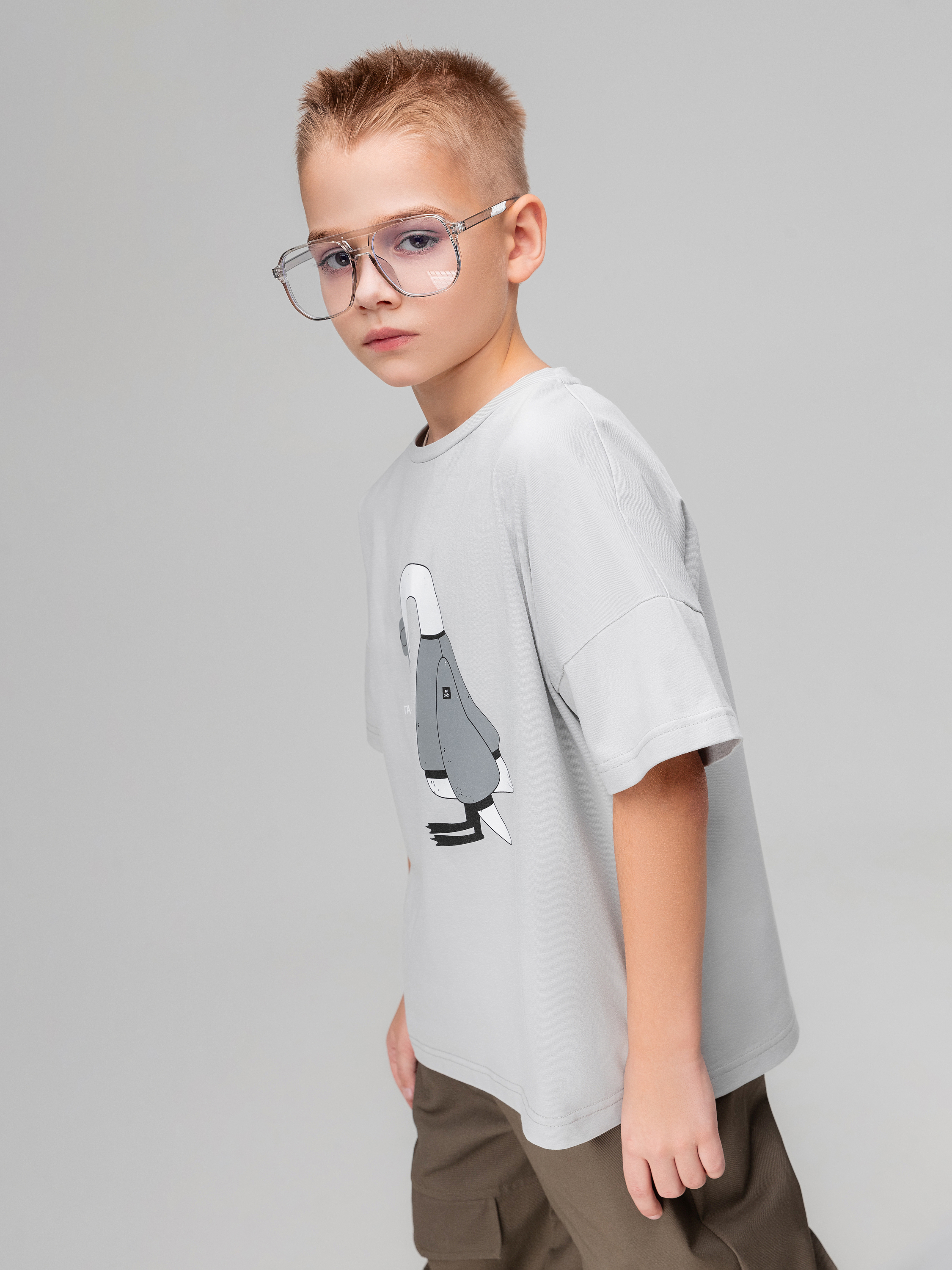 Футболка Bodo 4-435MU_серый - фото 4