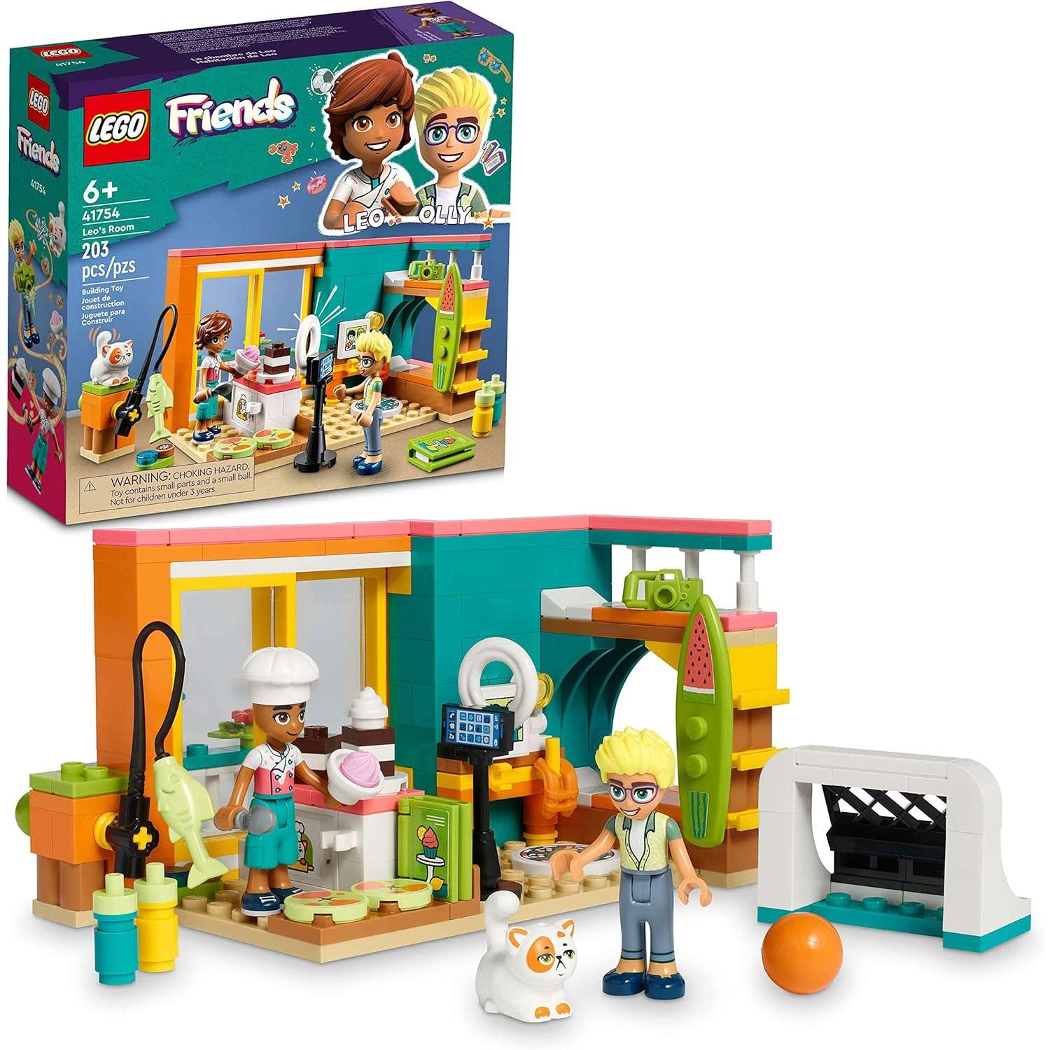 Конструктор LEGO Friends Комната Лео блочный - фото 1